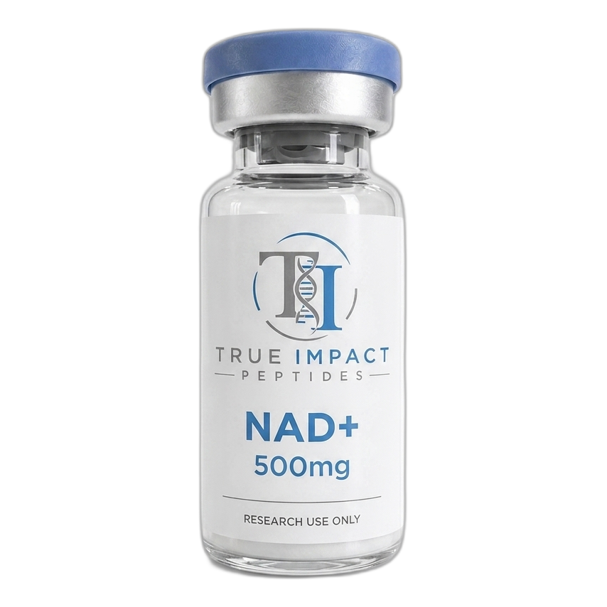 NAD+ 500mg research peptide vial — Research Use Only